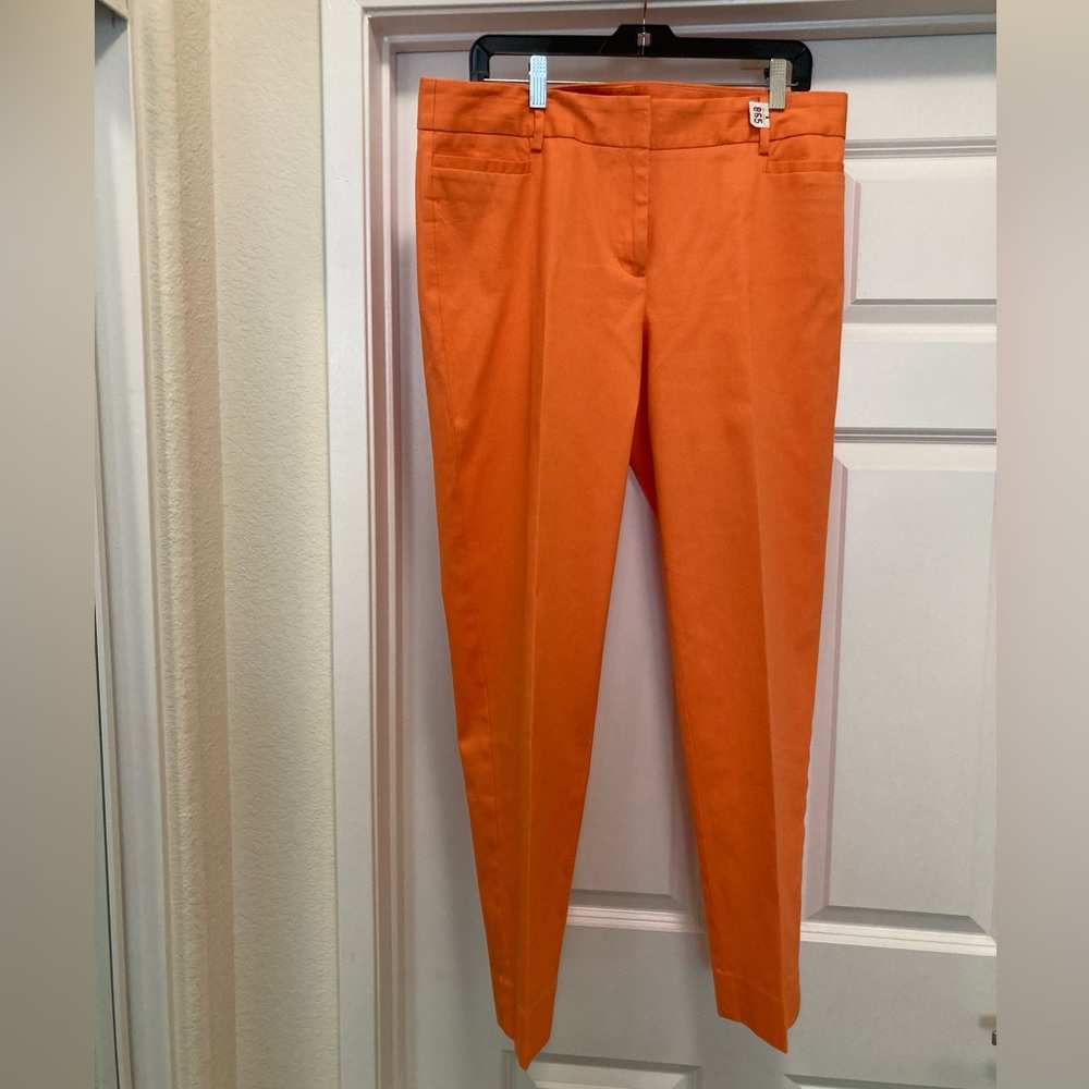 Talbots Orange Cotton Slacks